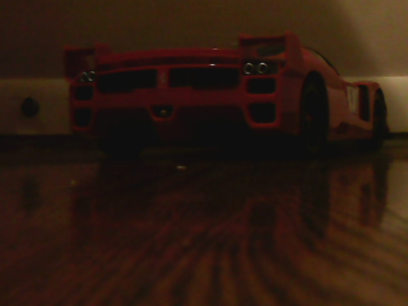 There are those tailpipes instead of brakelights.